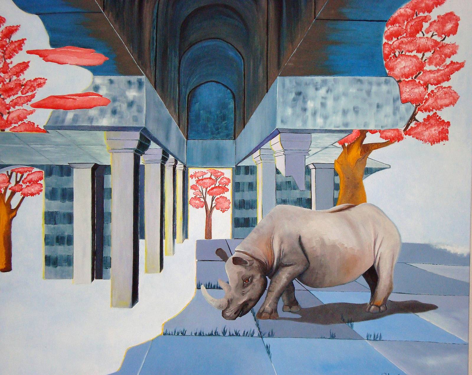 Rhinoceros. Micheline Laufer Lauferartsuisse