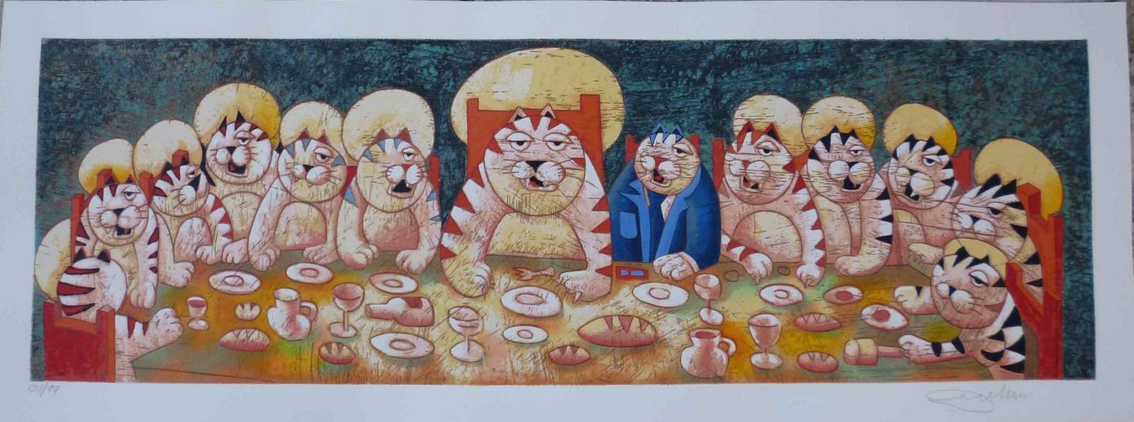 Last supper. Leonart Art Gallery