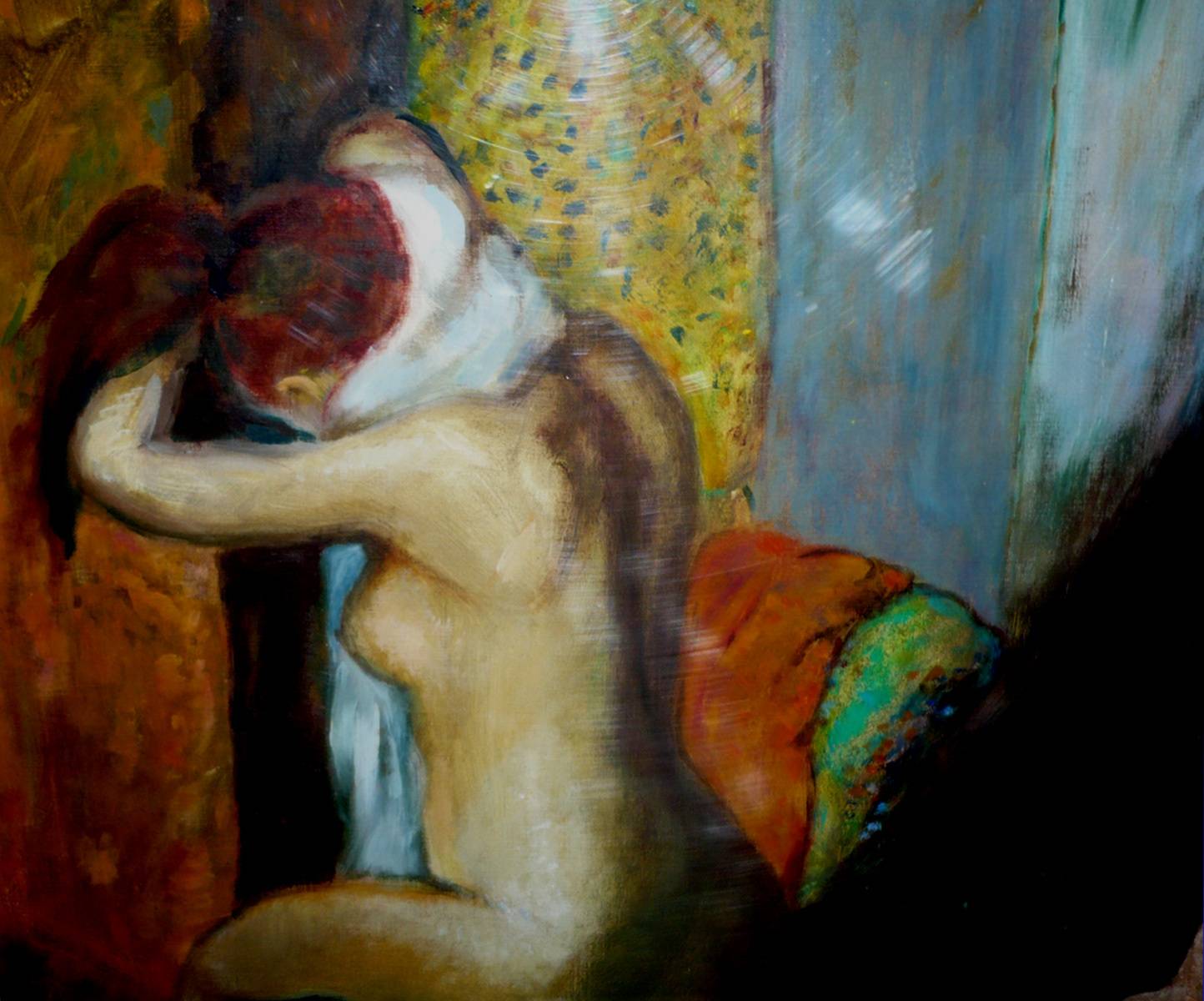 The bath after Degas. Capella