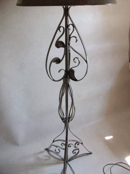 Floor lamp wrought iron.  Alain Segura