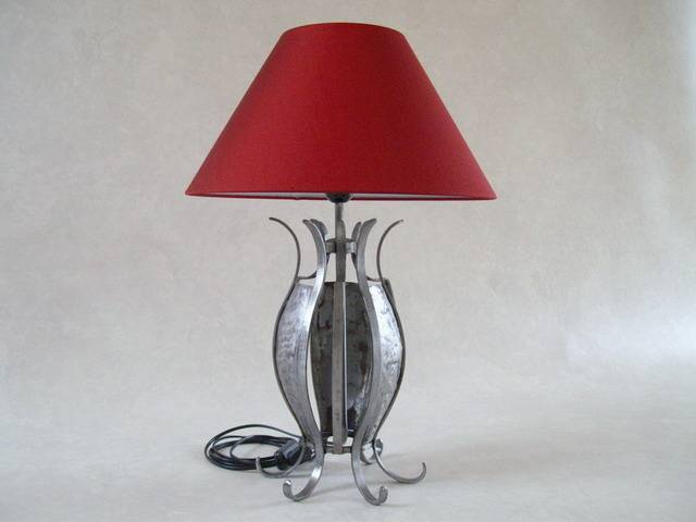 Wrought Iron Lamp. 