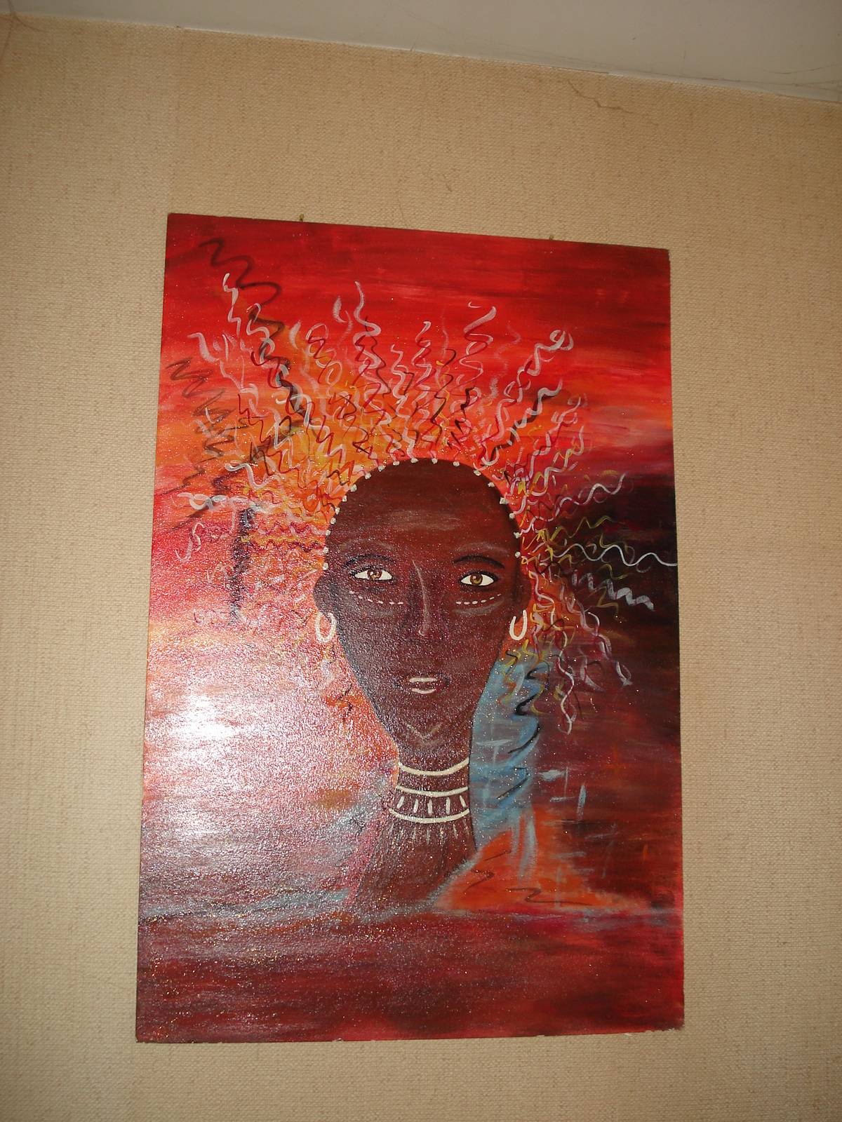 African woman. 