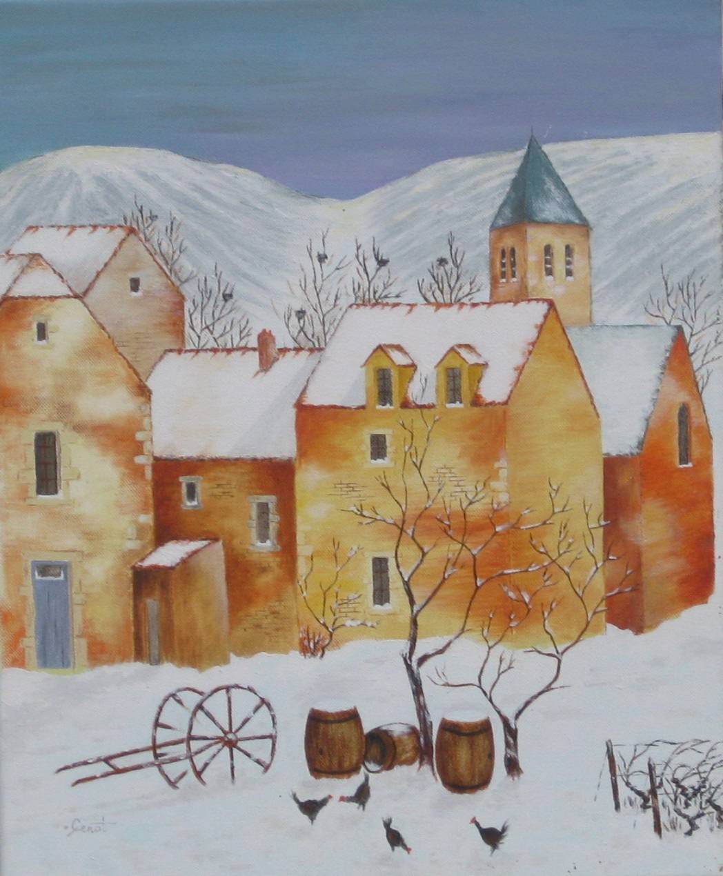 Snow Village. C. Cenot C. Poincenot