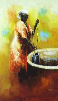 The drawing. Chris Issa Bolonga