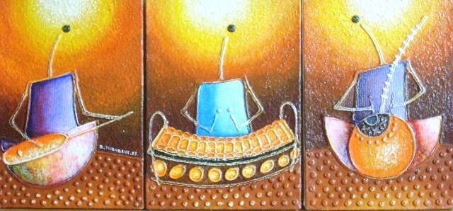 The rhalami, the balafon and cora. Birame Thiombane Bolonga