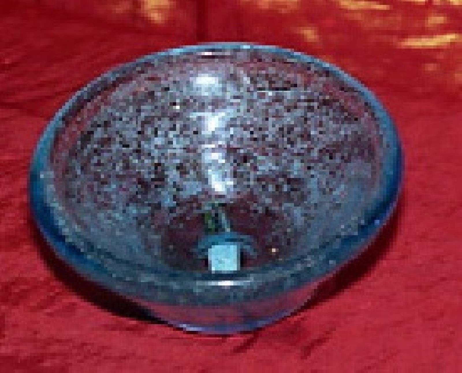 Modern Glass, Biot, South France, blue color.  Philippe Cardella