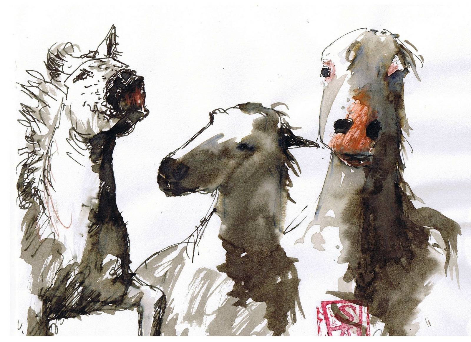 Temperament - playing horse. 