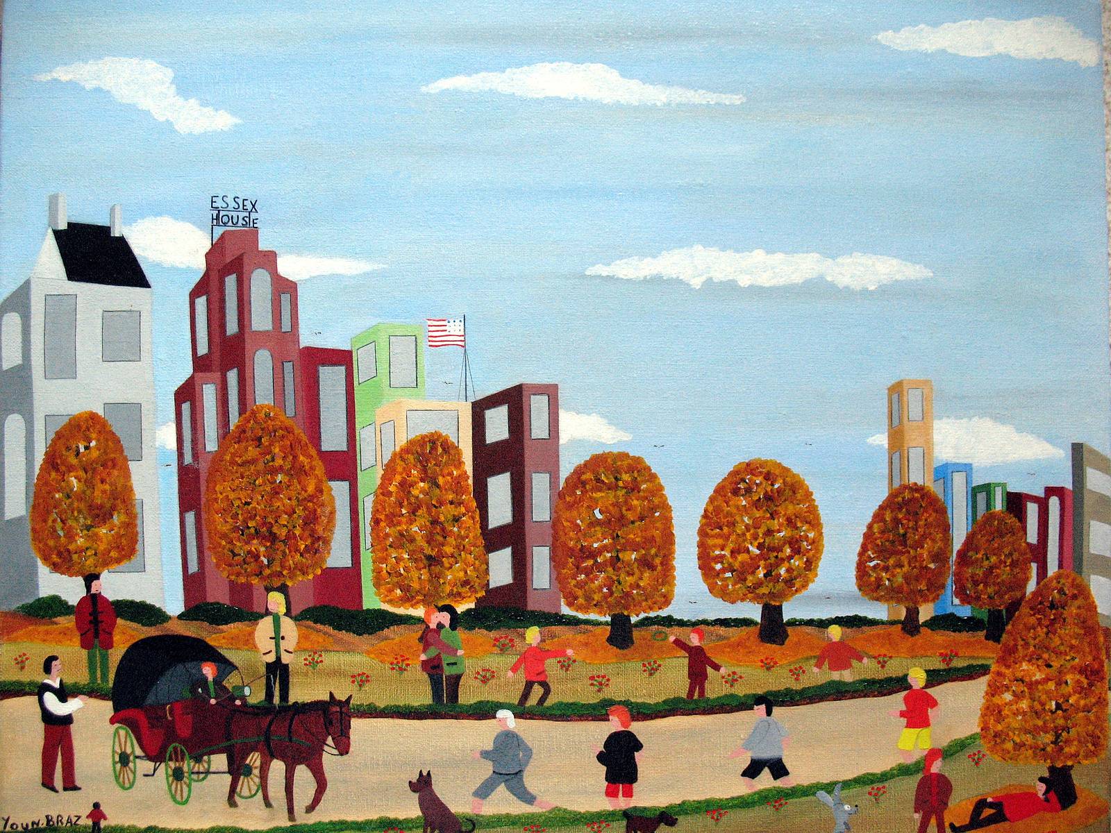 Happiness in Central Park. 