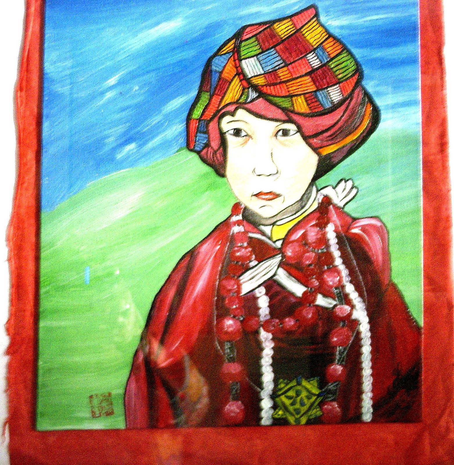Tibetan girl . C. Fauchon Christiane Fauchon