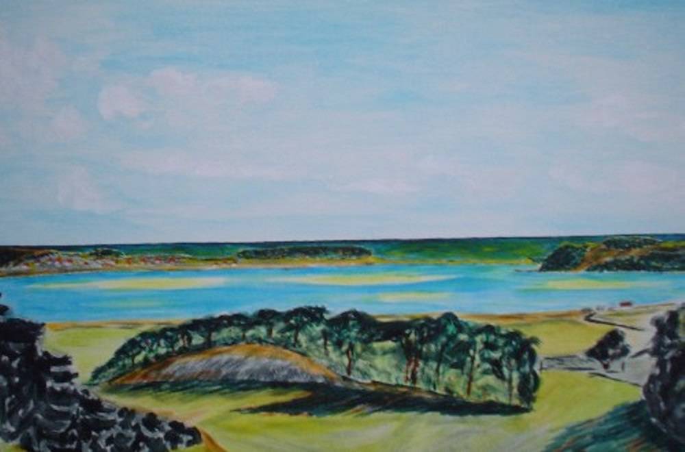 Picture 401: "Monk Good lagoon area» . Hans-Joachim Salchow