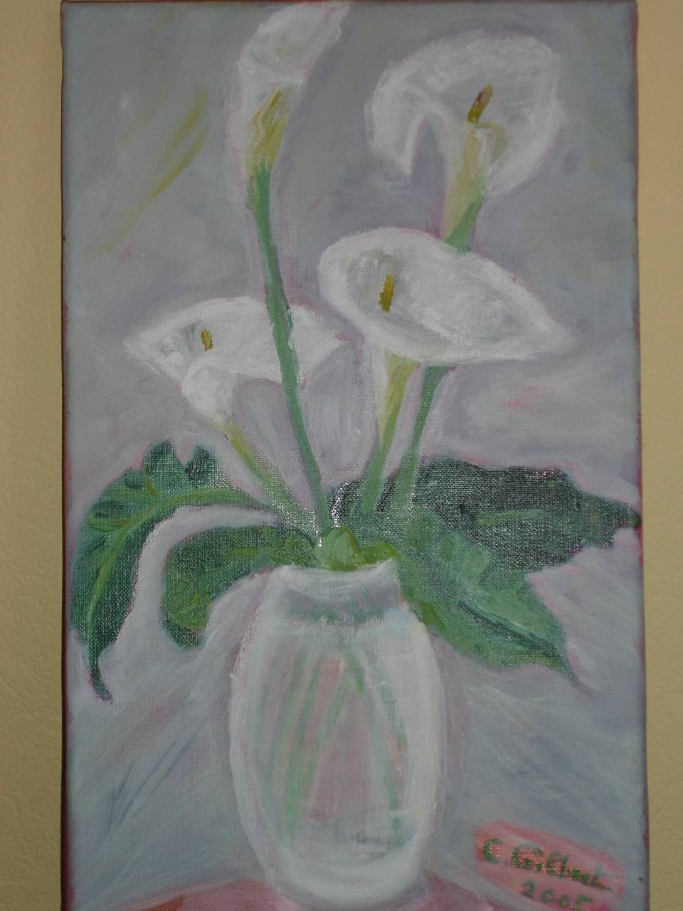 My bouquet of lilies. 