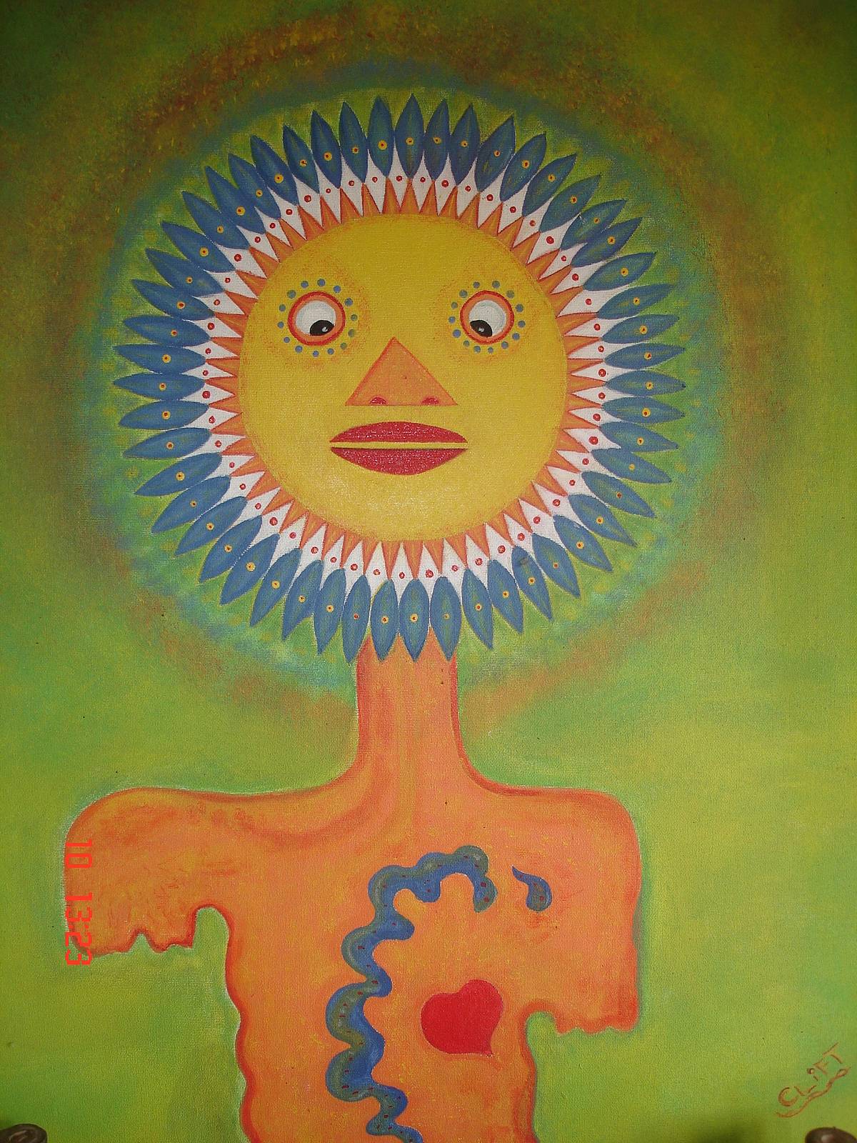 Think with his heart.  Clift