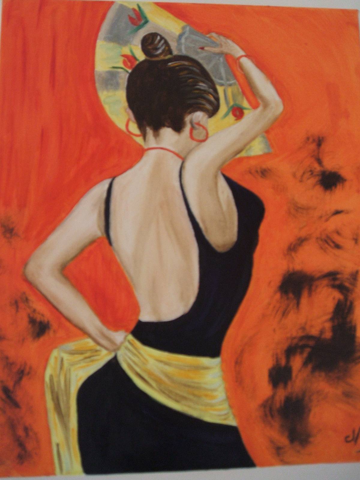 Flamenco dancer . 