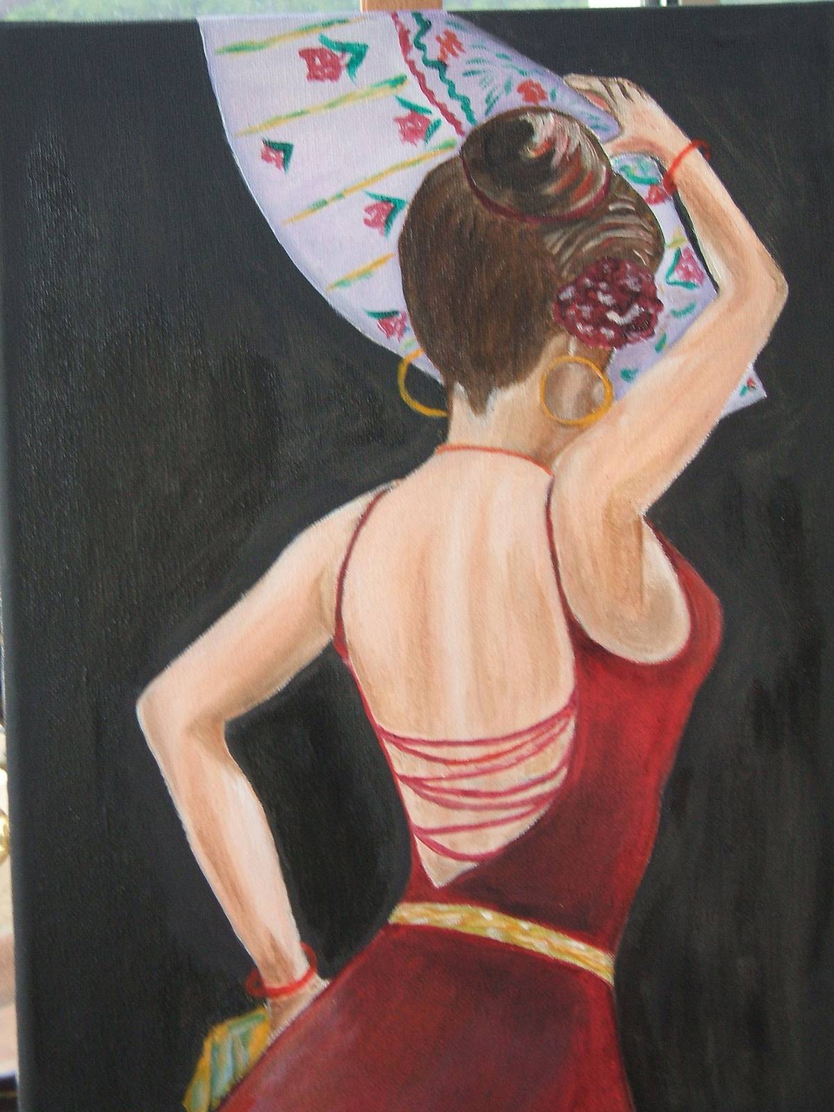 Flamenco dancer . 