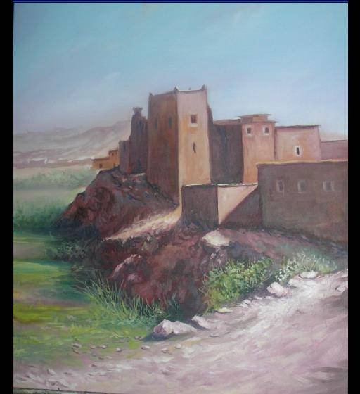 Kasbah de sud marocain. 
