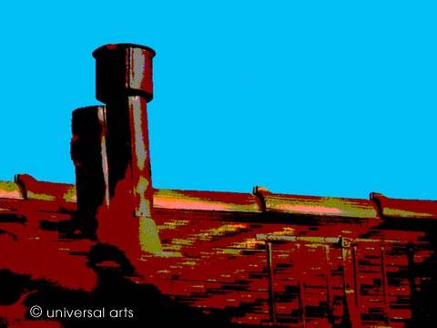 The Roof is on Top 4 - limited photograph - Mario Strack. 