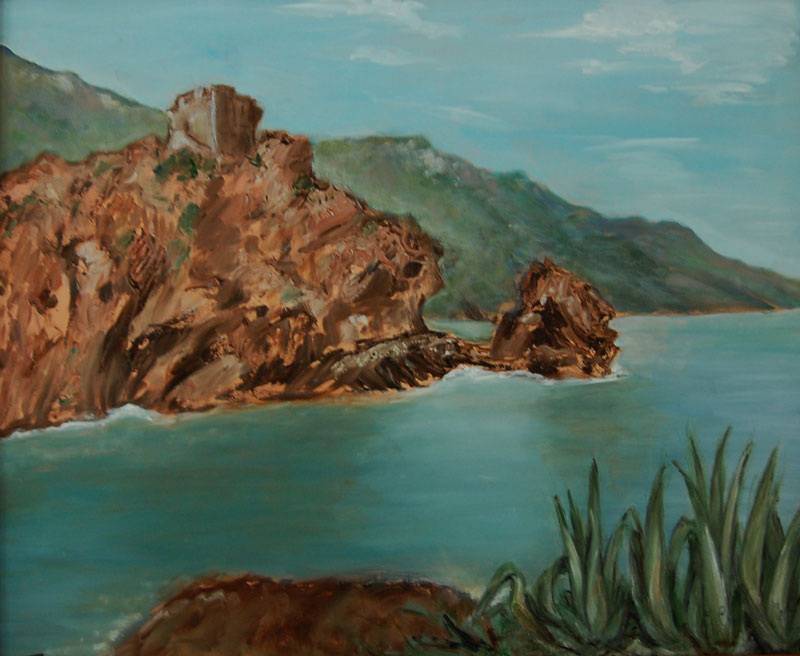 Corsican Landscape. Amanza