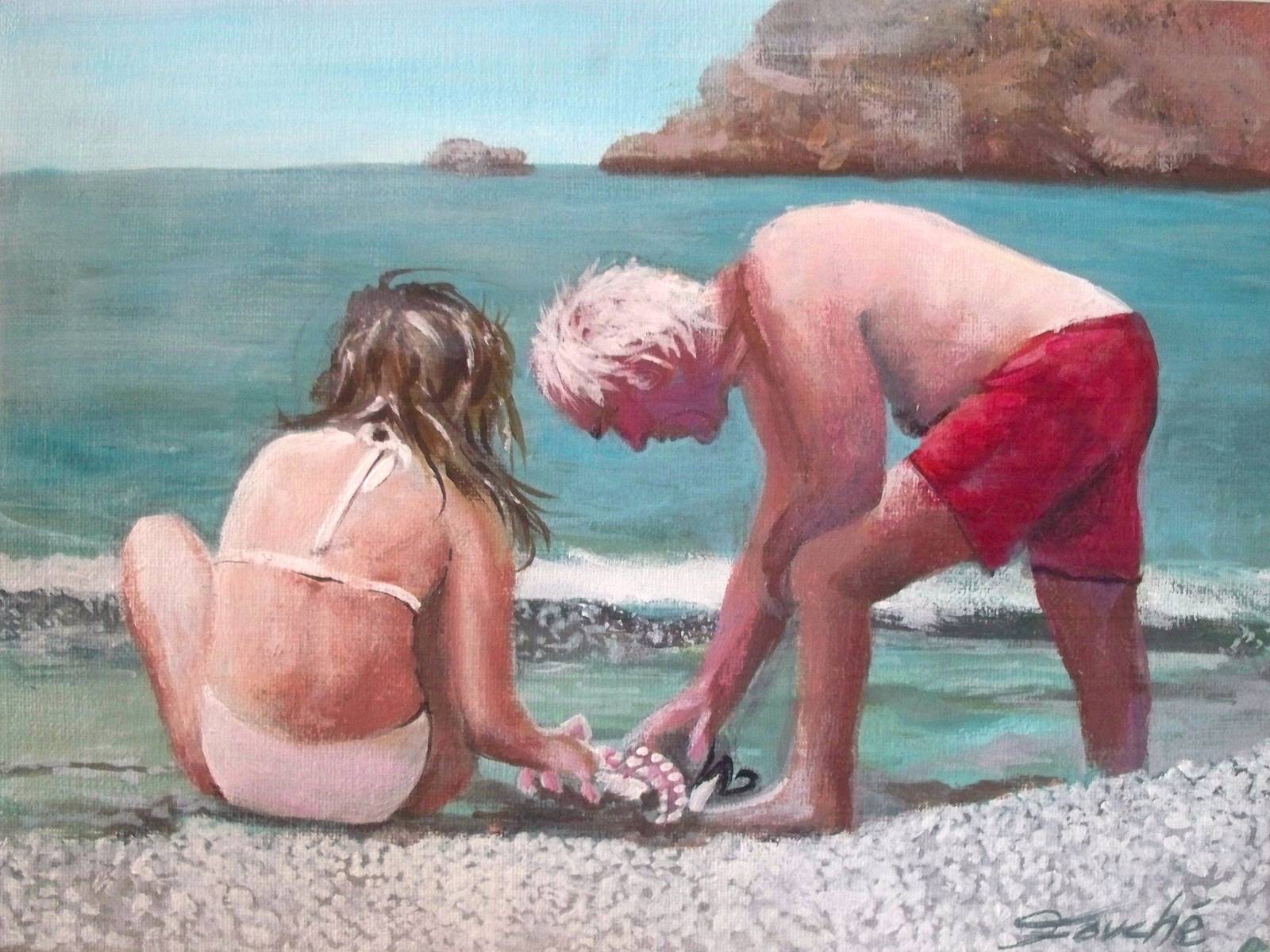 Fishing for octopus. 