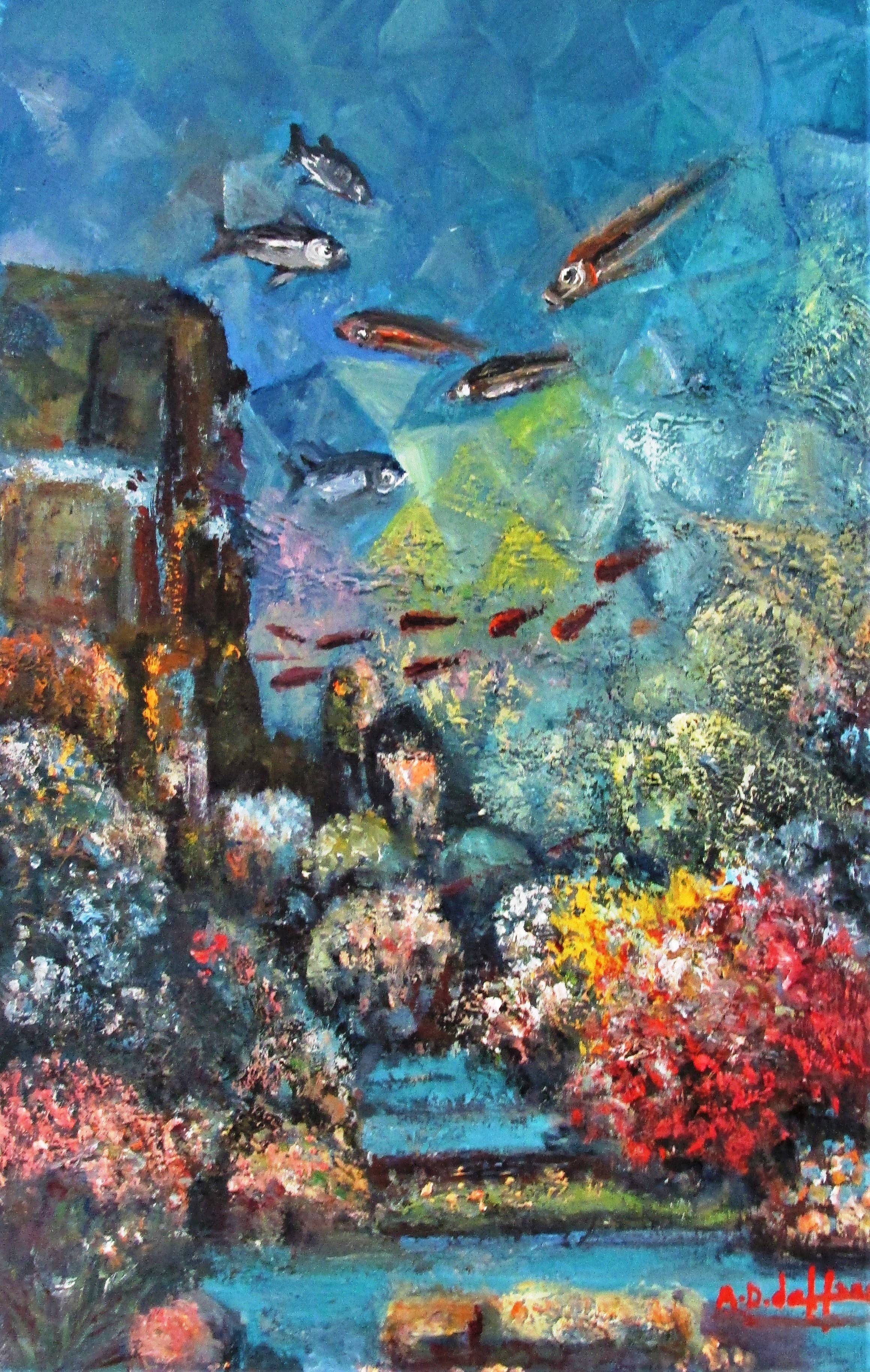 Efectos de luz en la oscuridad. 