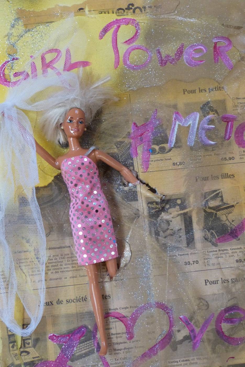 #Metoo I love pink and sparkles. Play-Art Christine Childs