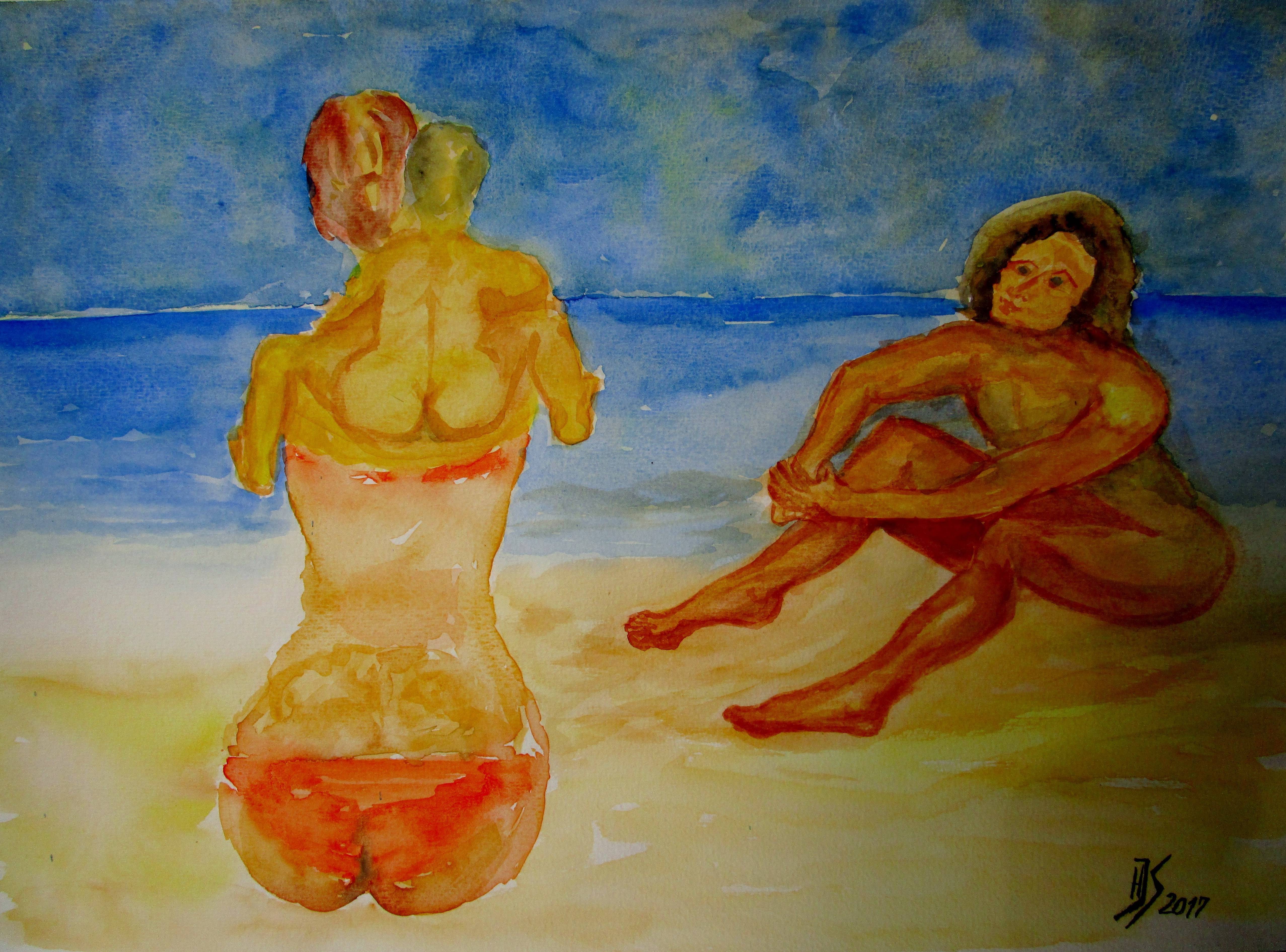 Der erste Blick auf´s Meer. 