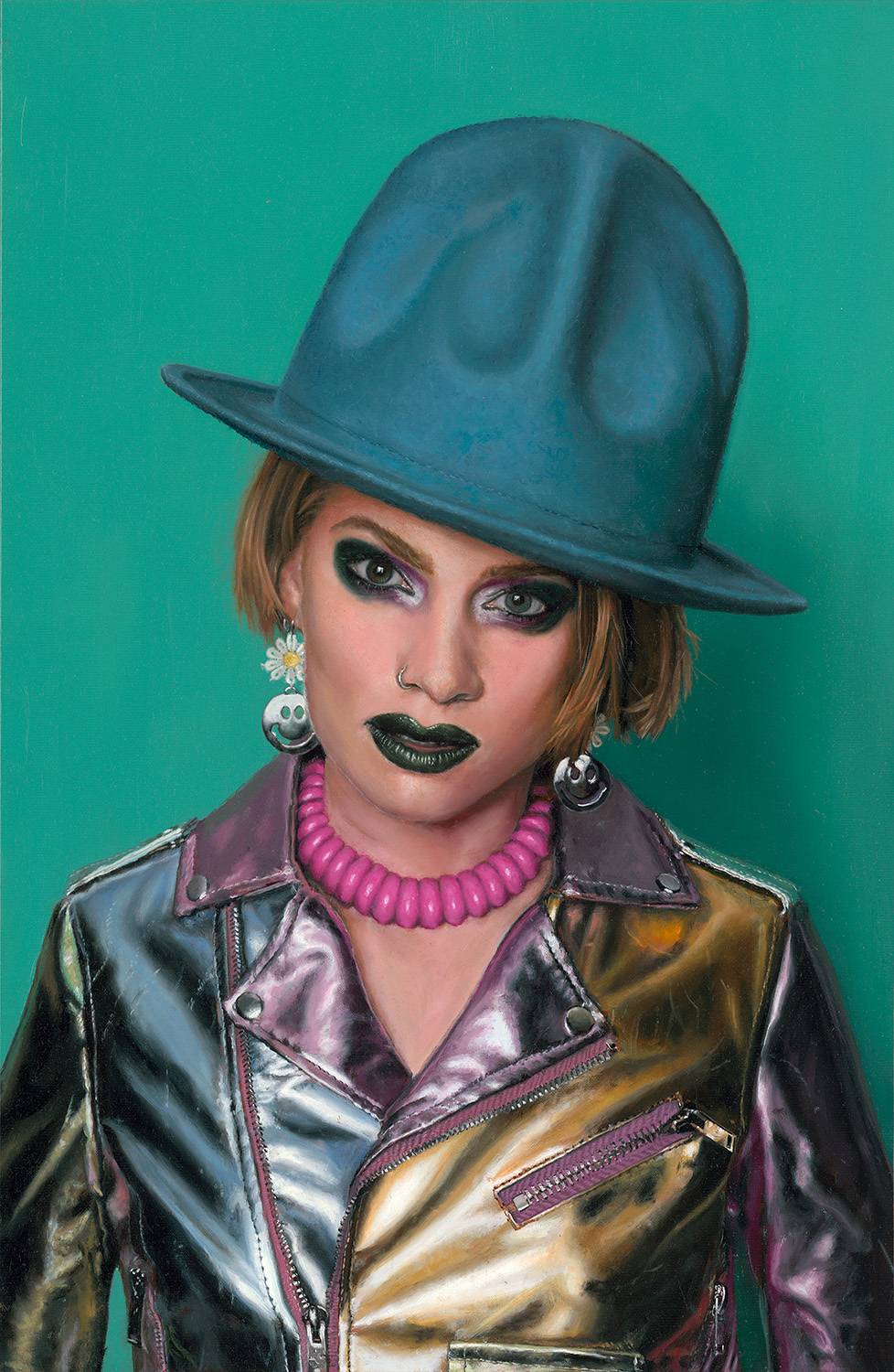 Judith oil on canvas 2018. Maudy Alferink