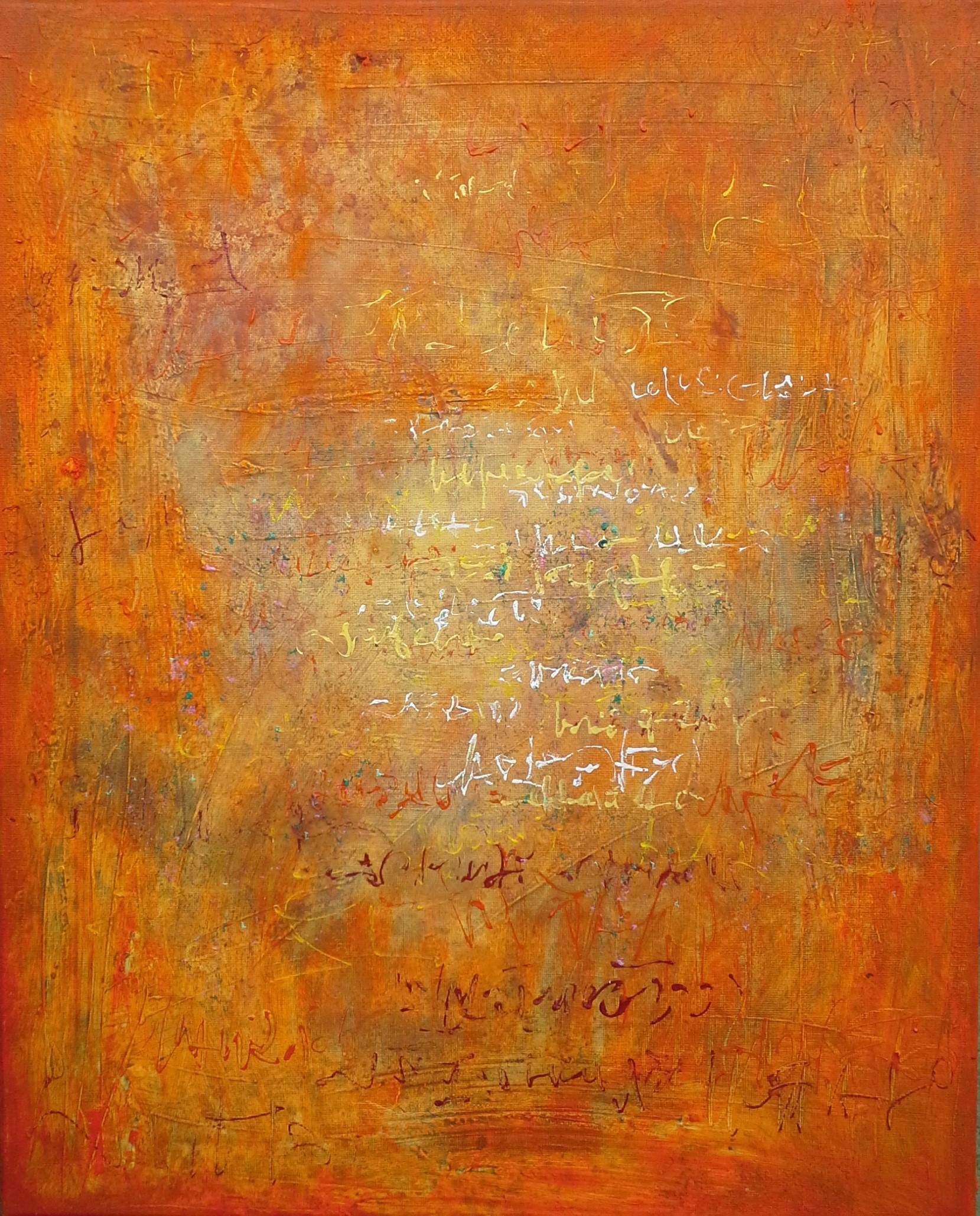 T251 Secret d’écriture n°5 50 X 40 cm 2018. 