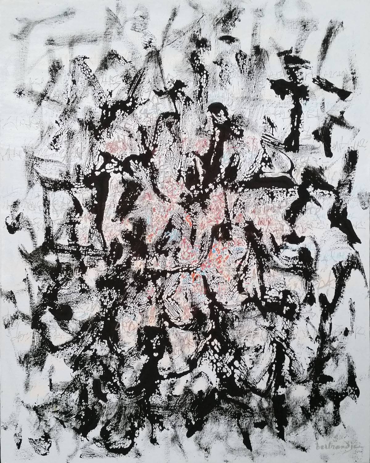 T245 Secret n°1 50 X 40 cm 2018. 