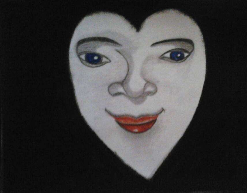 Le visage d'un coeur. Evelyne Patricia Lokrou