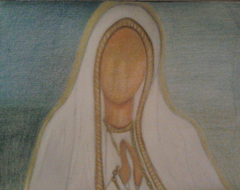 La Vierge. Evelyne Patricia Lokrou
