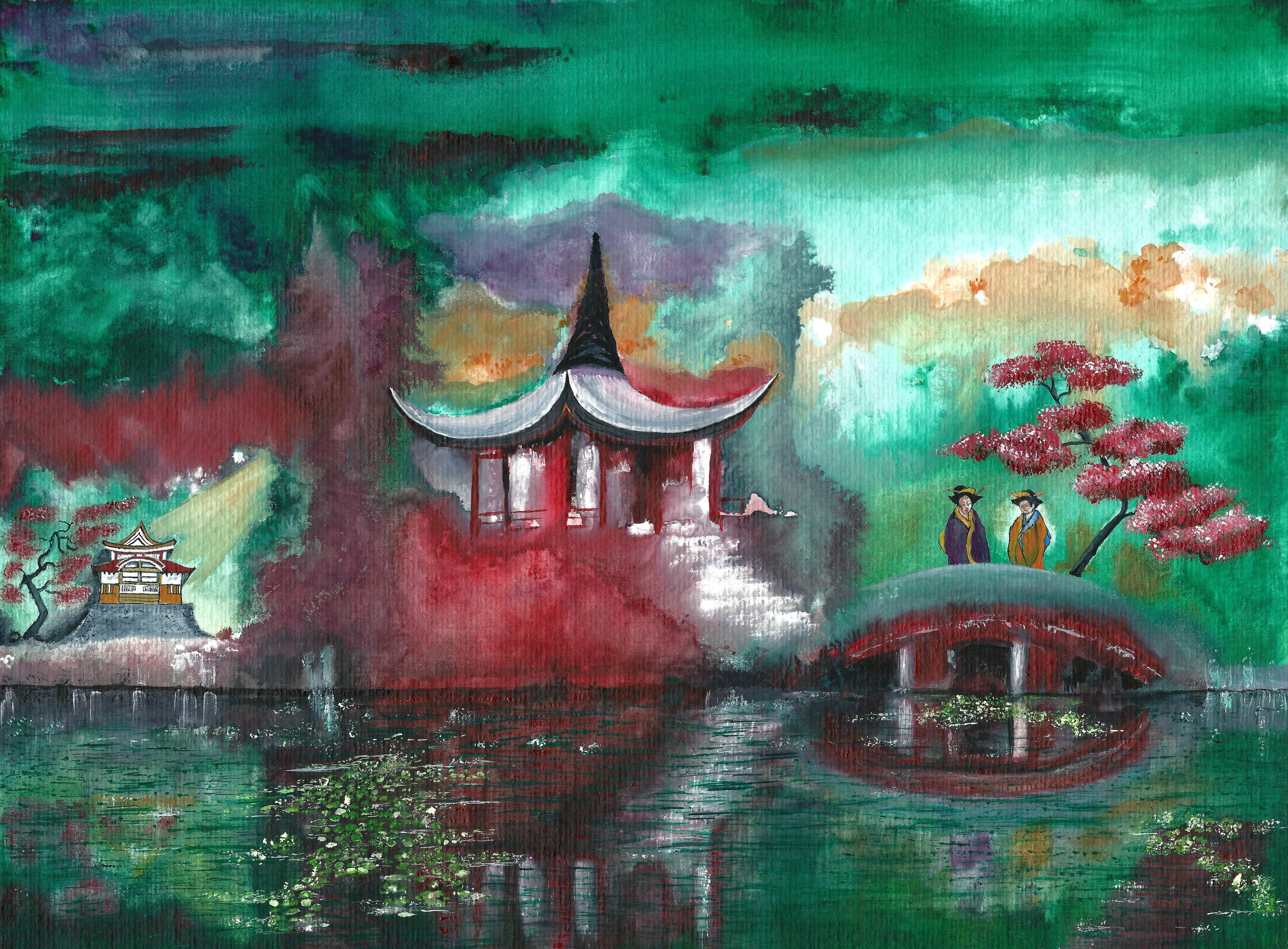 Nuances printanières au Japon. Kirova