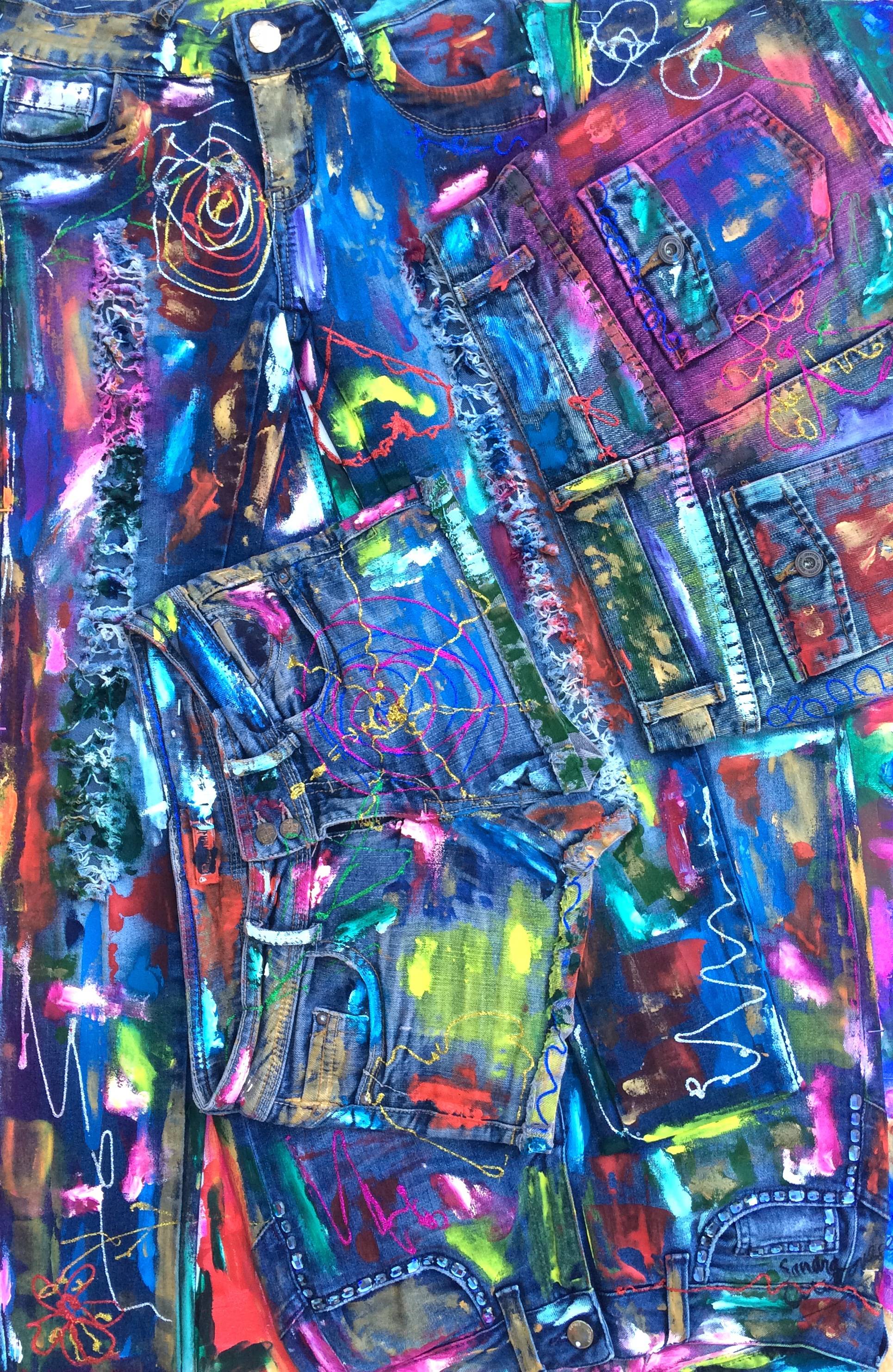 Battle of jeans…. Sandra Cremonesee Xenart