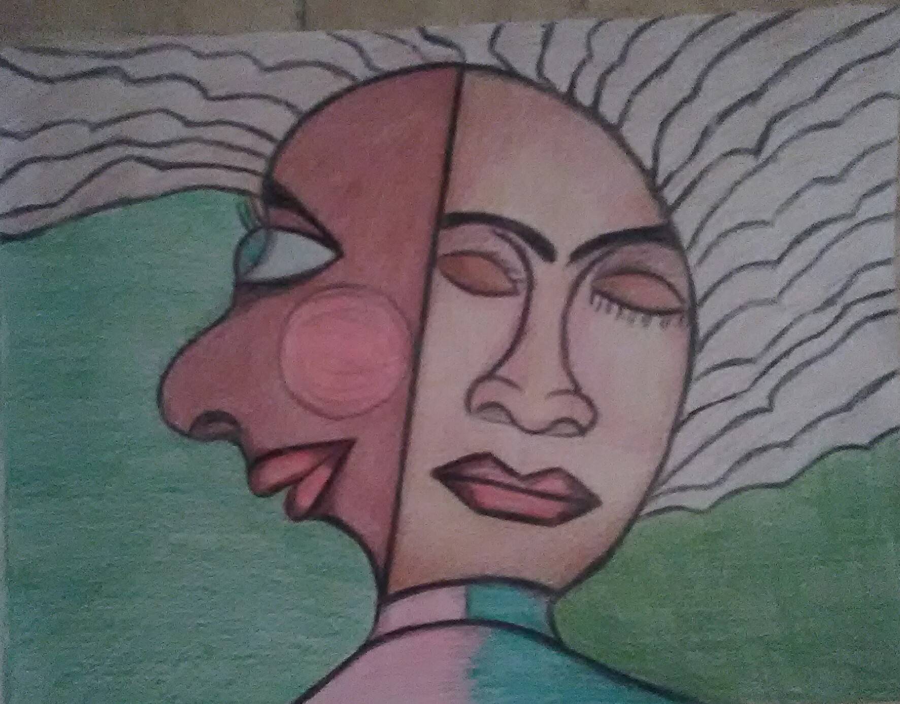 L'Amour, abstrait. Evelyne Patricia Lokrou