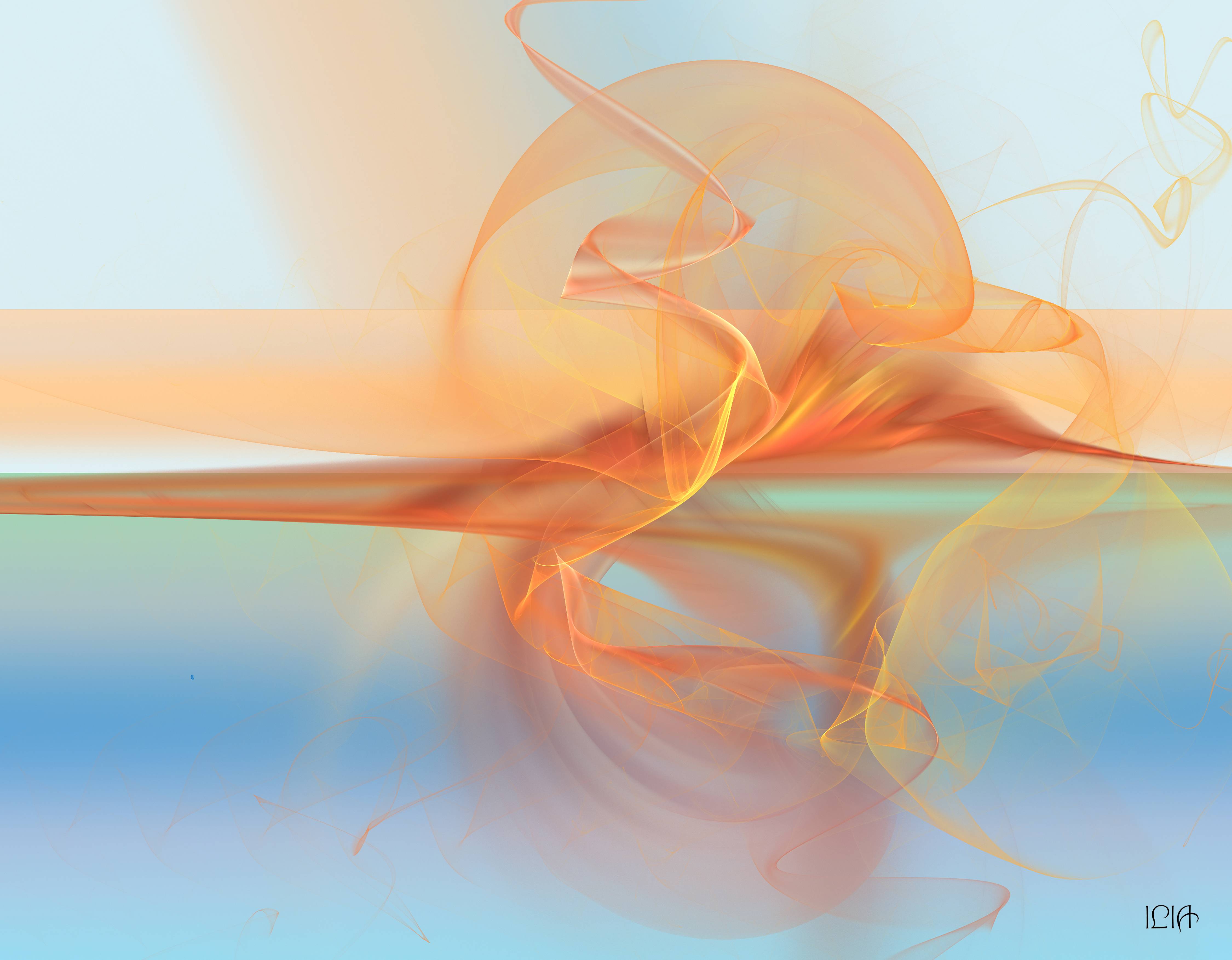 Ocean Sunset Dreamscape by ilia. 