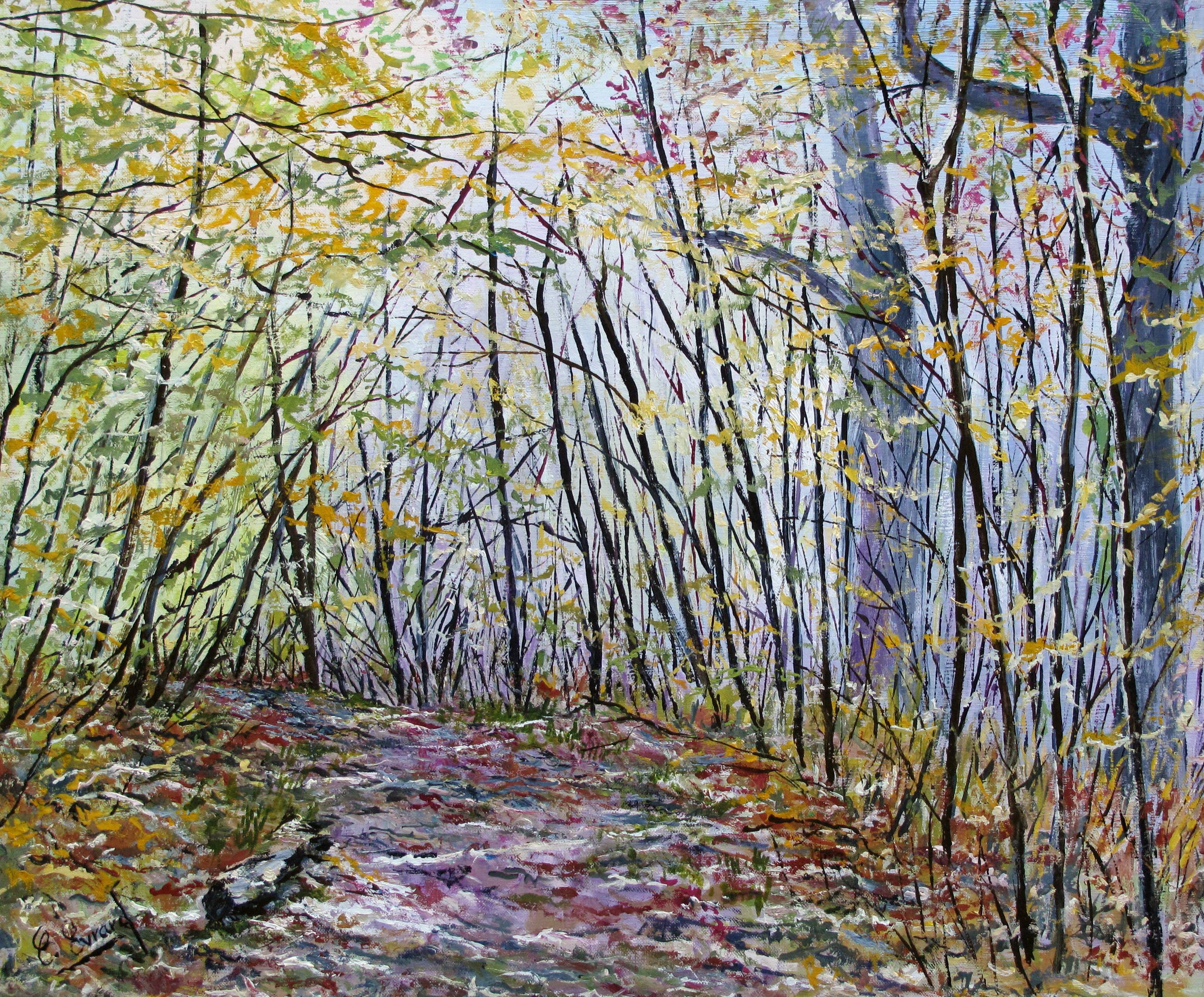 Notes boisées (bois de la Grange à Crosne dans l'Essonne). Claude Evrard