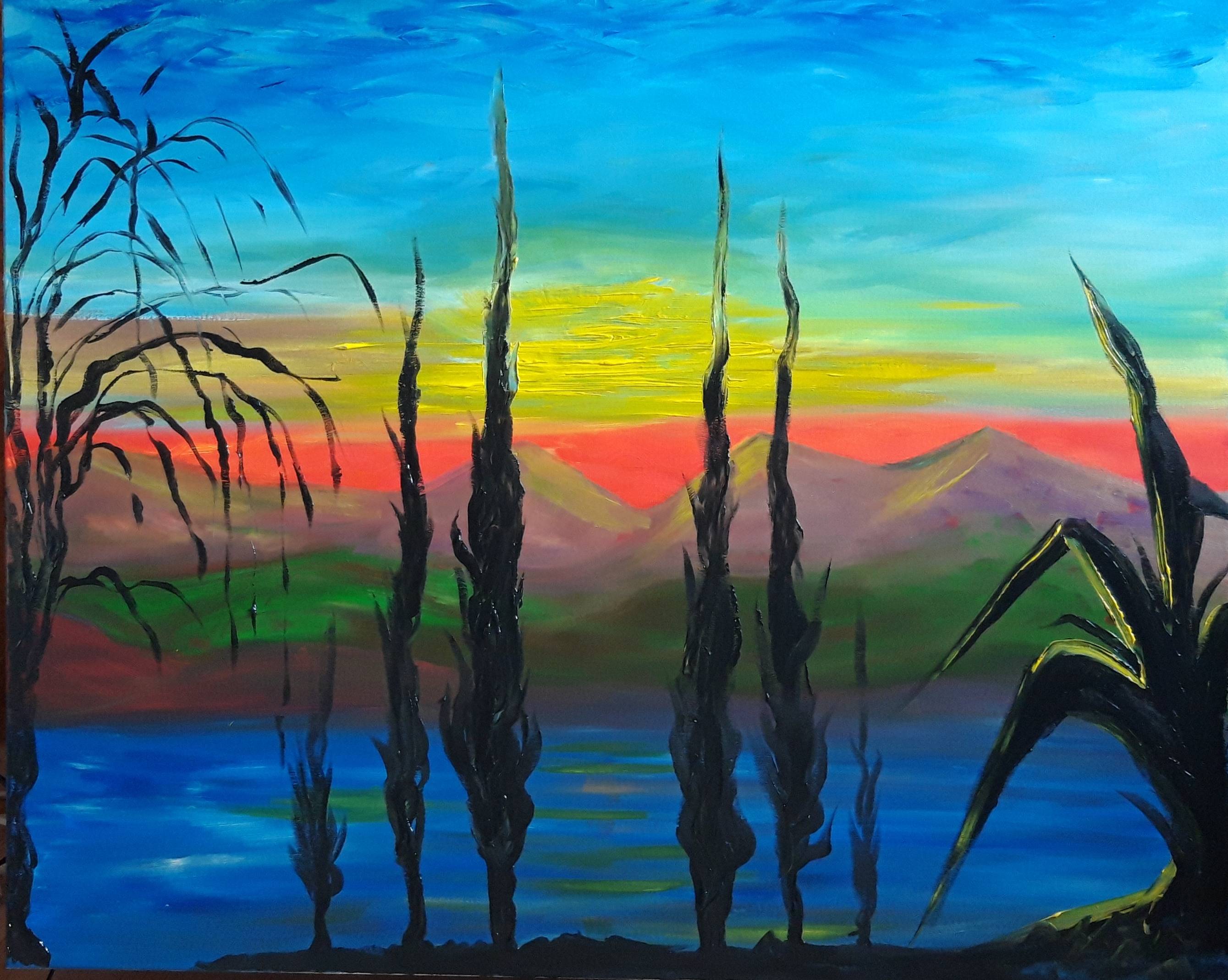 Coucher de soleil a Argagnon. José Sousa José Sousa