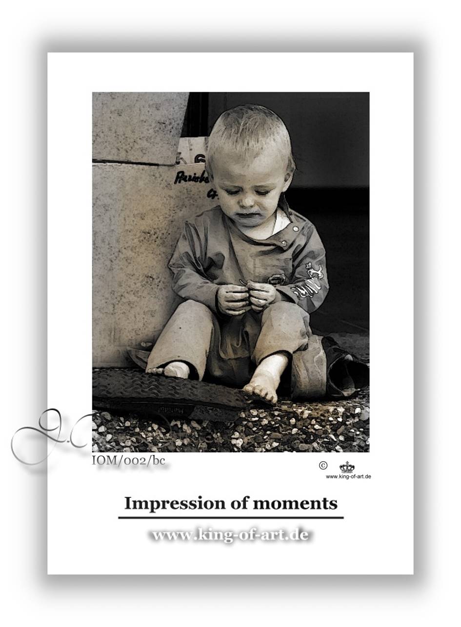 Der Junge auf der Treppe. Gerhard Martin Dittrich