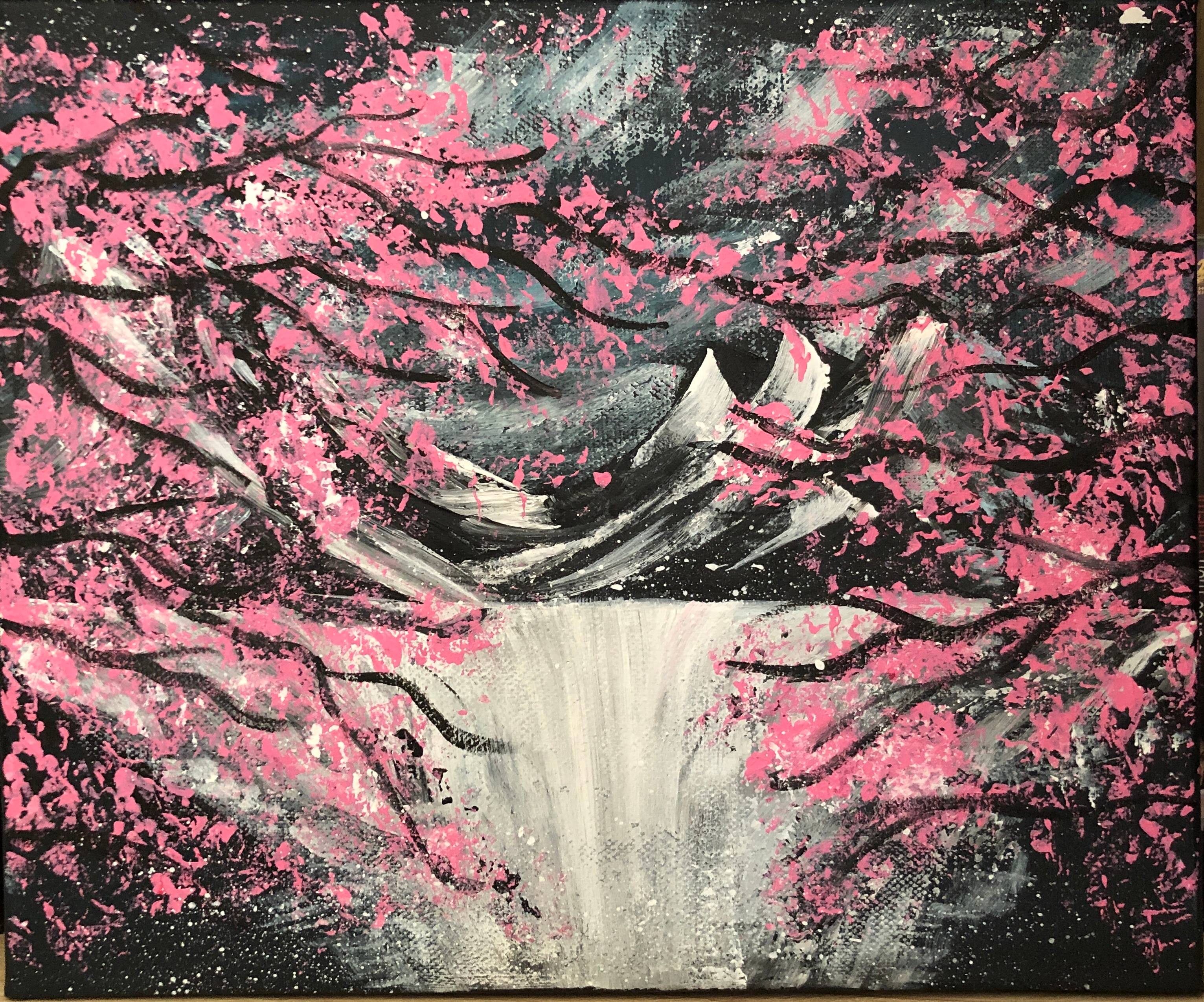 Japanese cherry tree. 