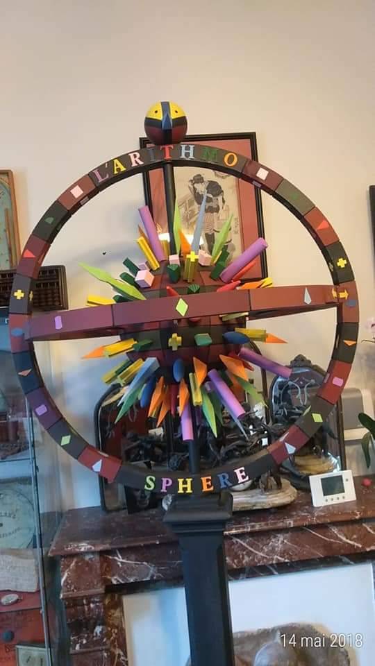 L'Arithmosphère : Sculpture arithmétique. Valéry Monnier Valéry Monnier