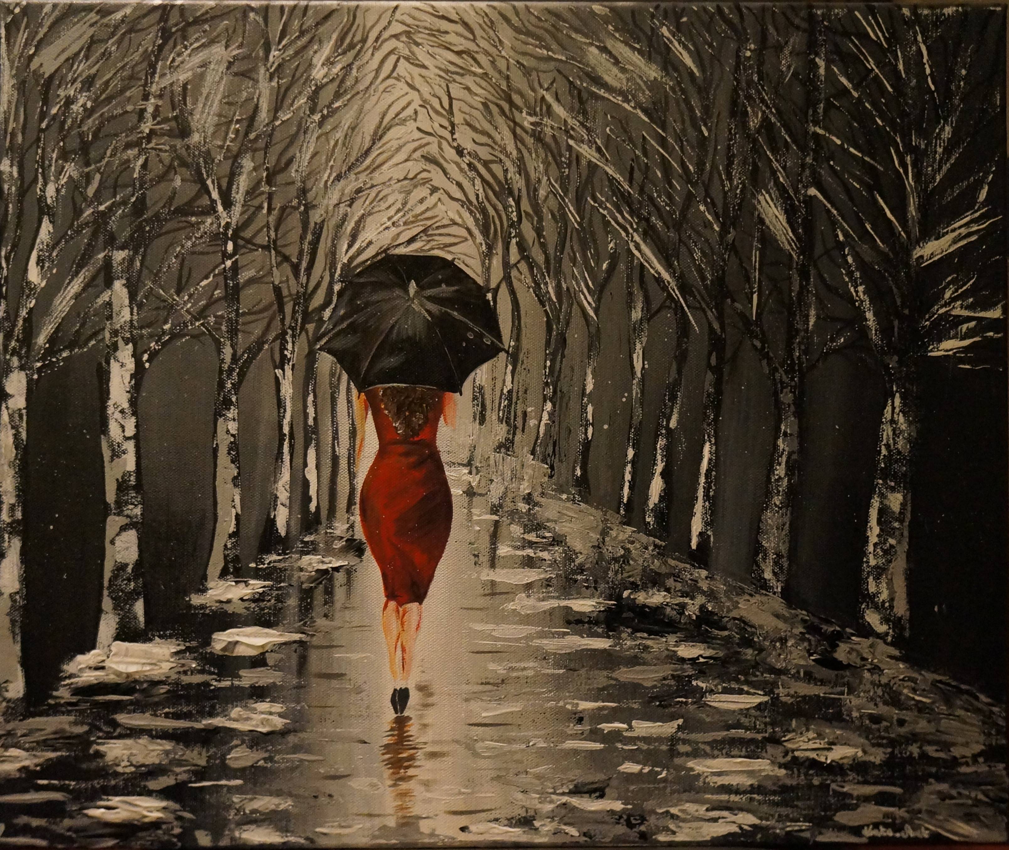Black Umbrella. 