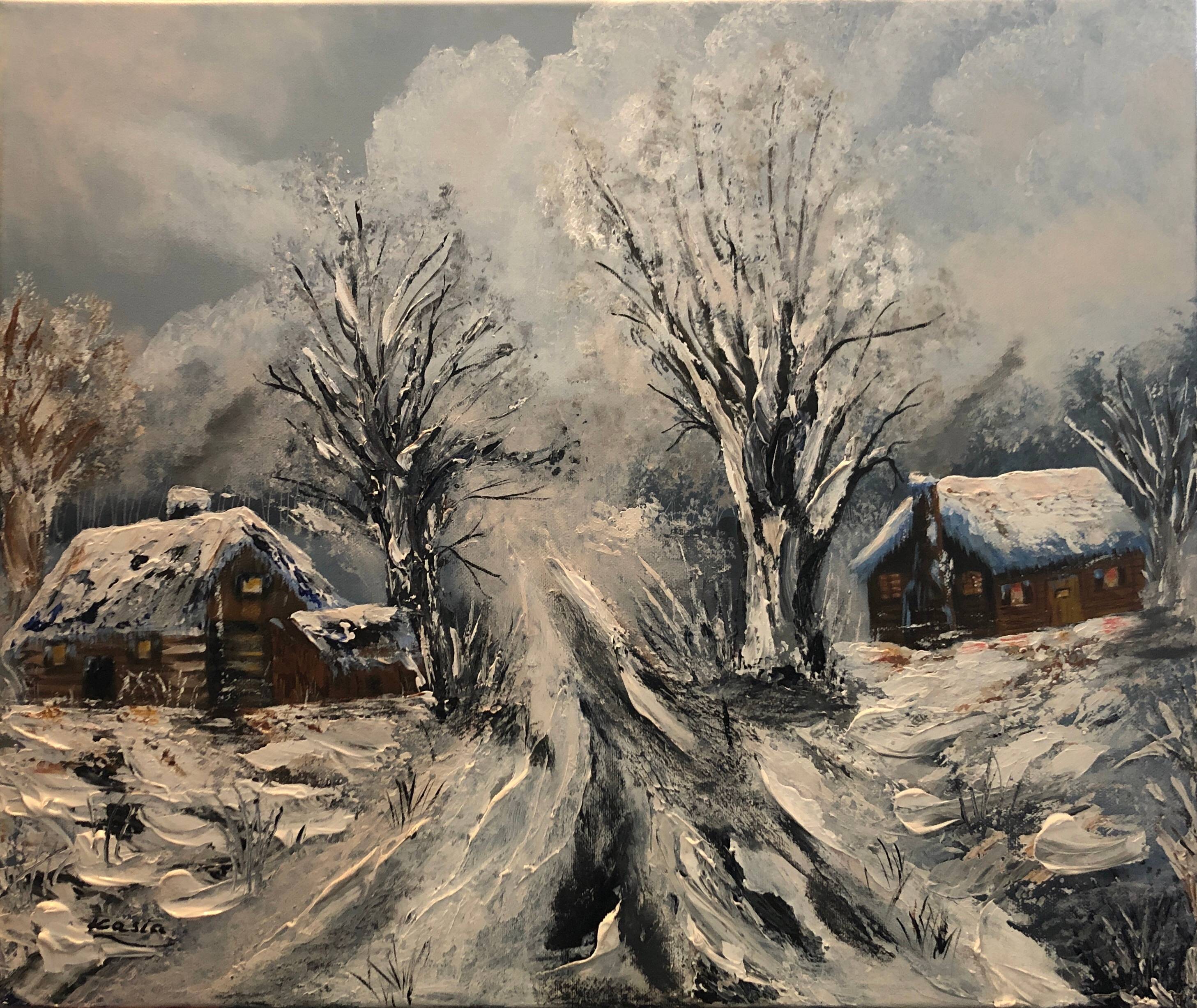 Winter in Siberia. 
