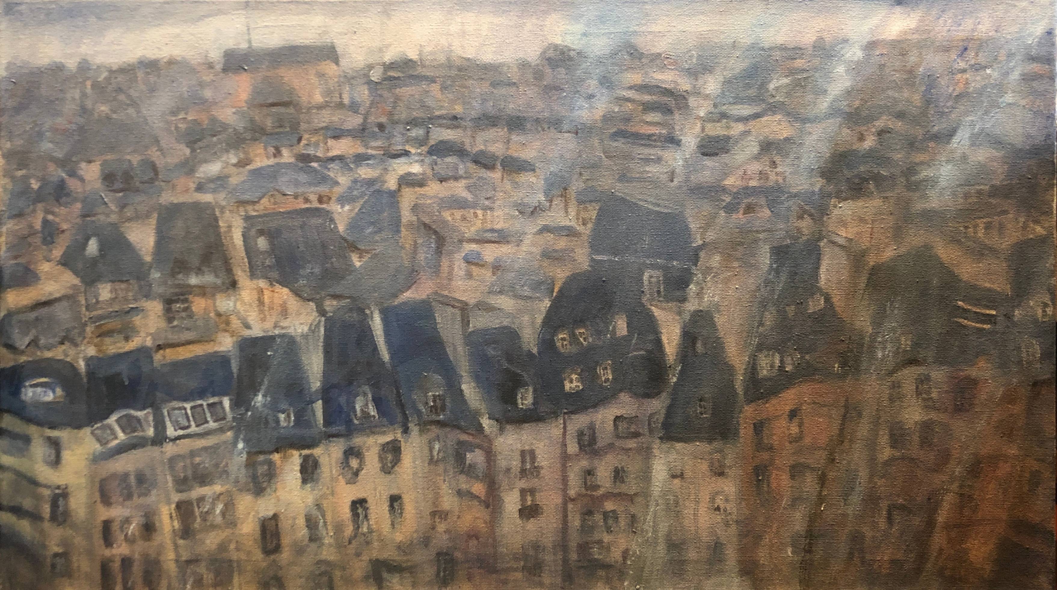 Paris in the rain. 