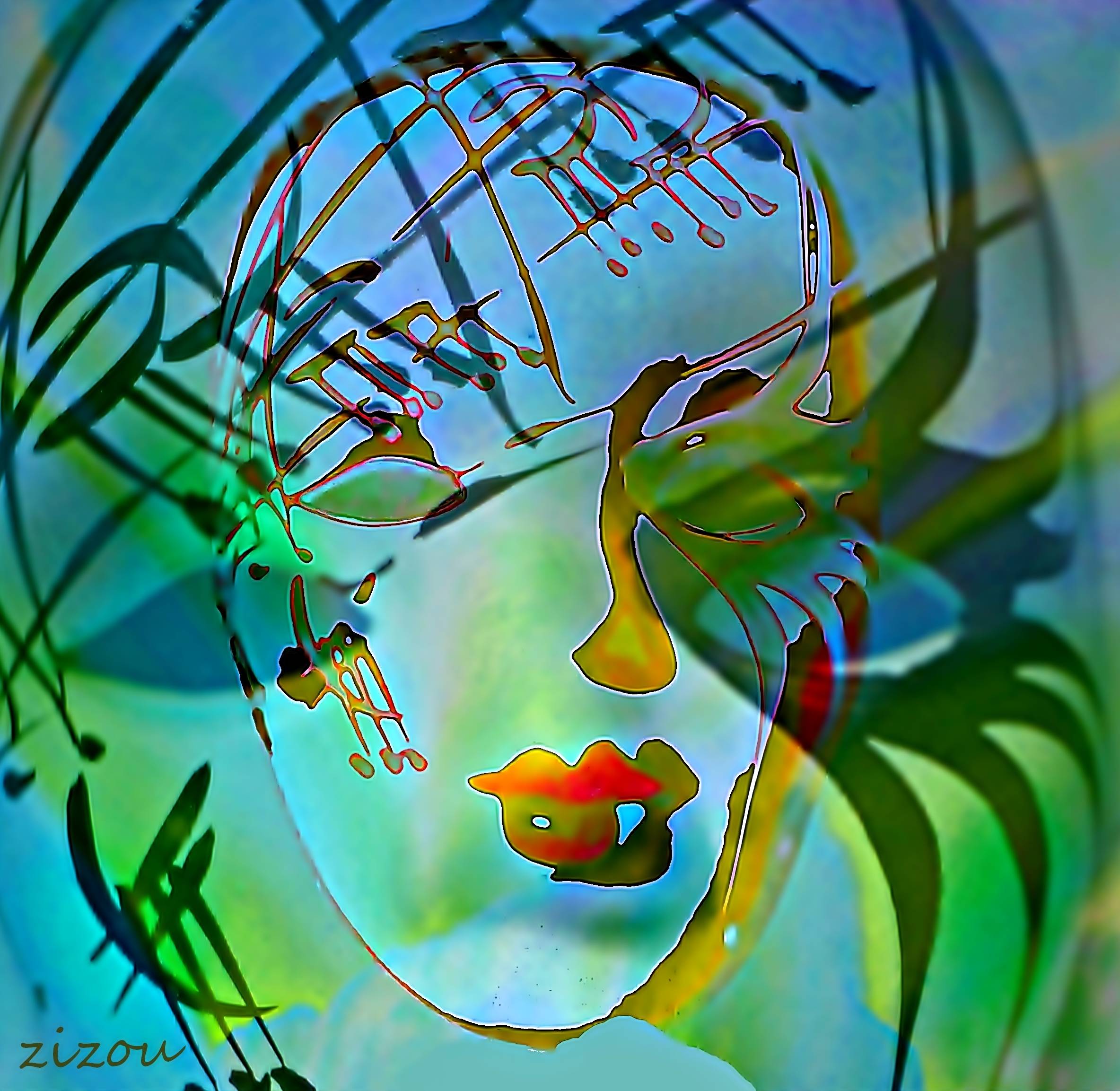 Le masque au printemps. 