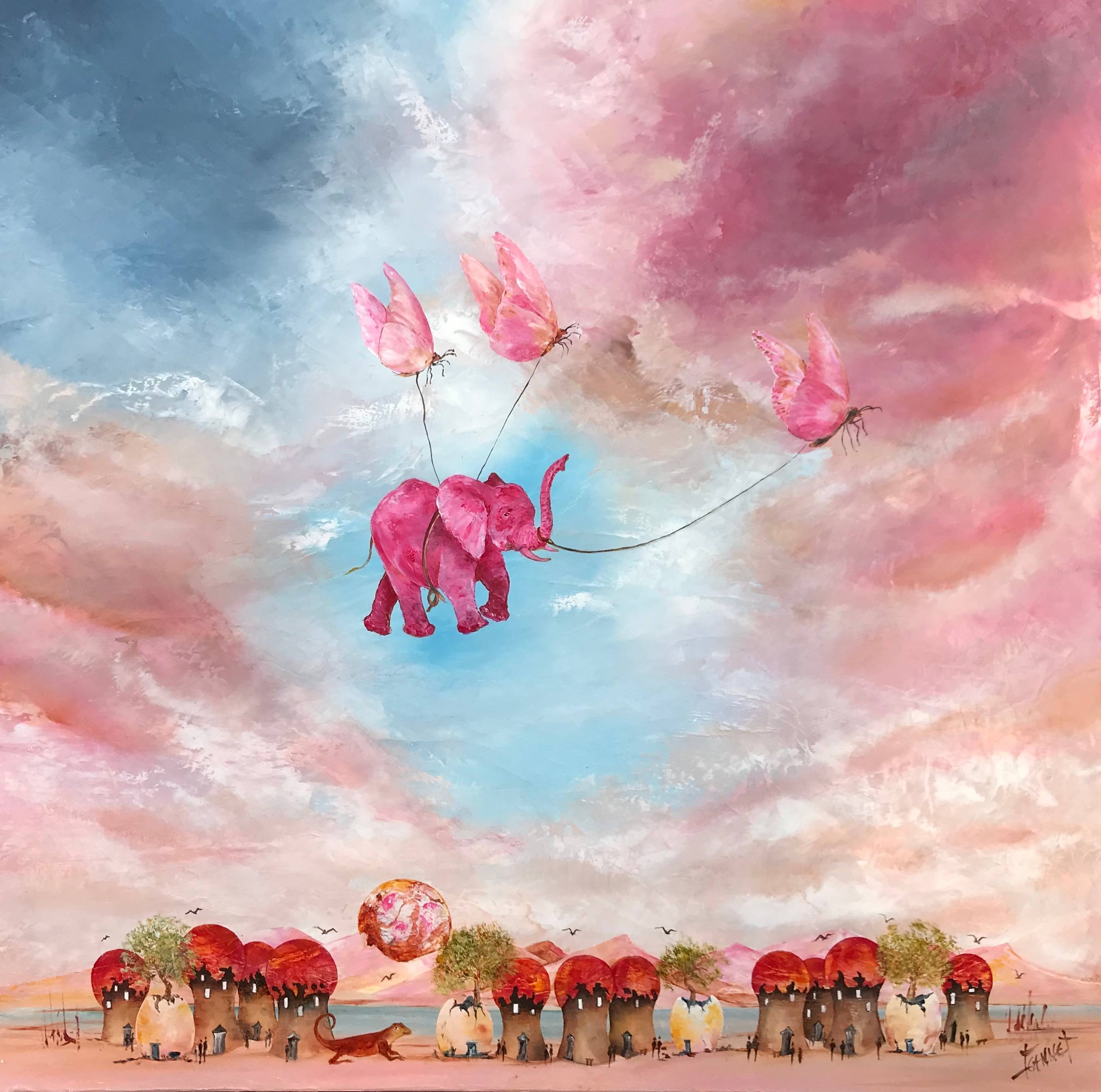 Envoie du corona aux septième ciel !. Jeannet - Artiste Peintre Espace Jeannet 100%