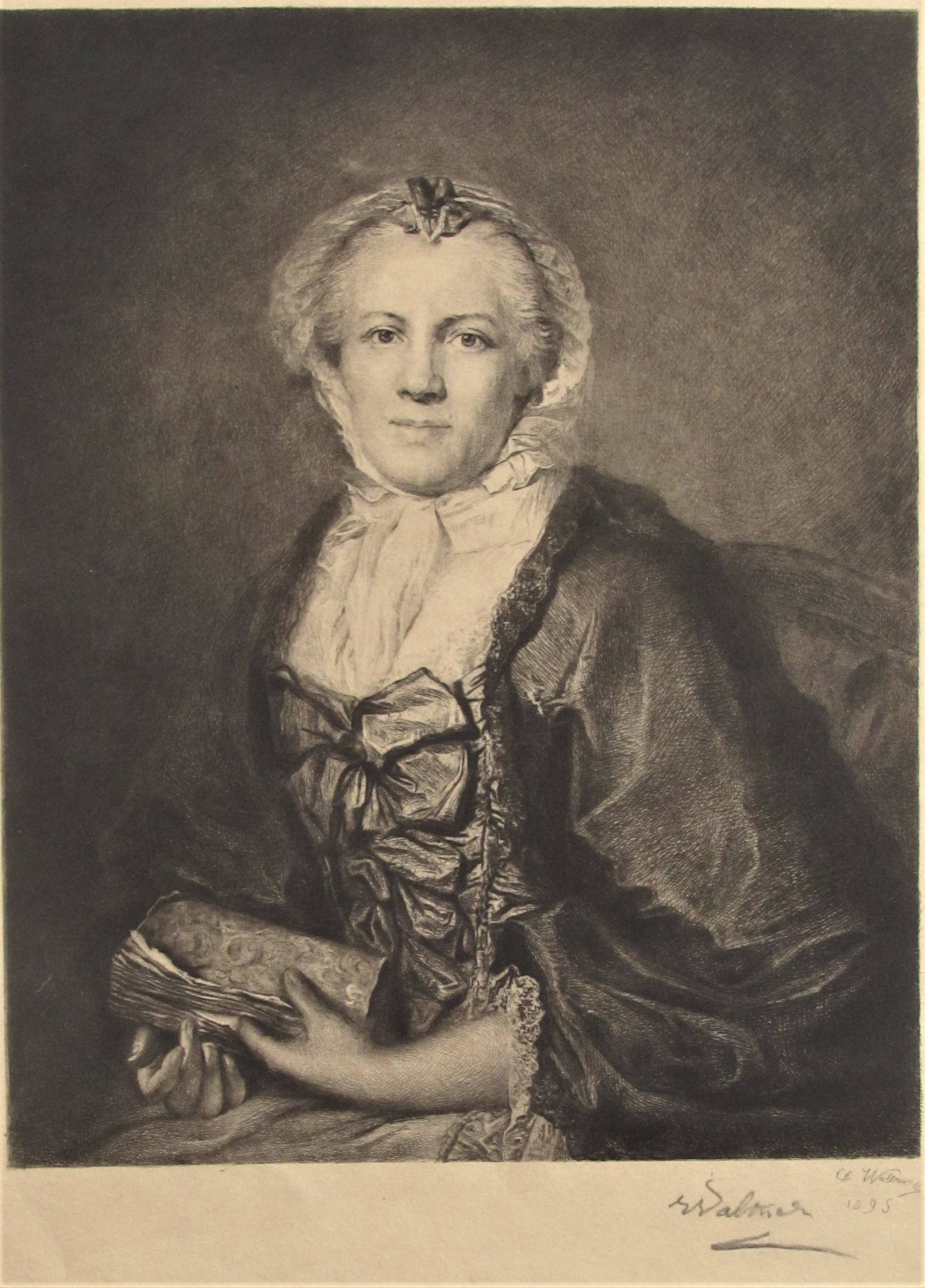 Estampes, Charles (Albert). Waltner (18461926), 1895. Portrait., Page