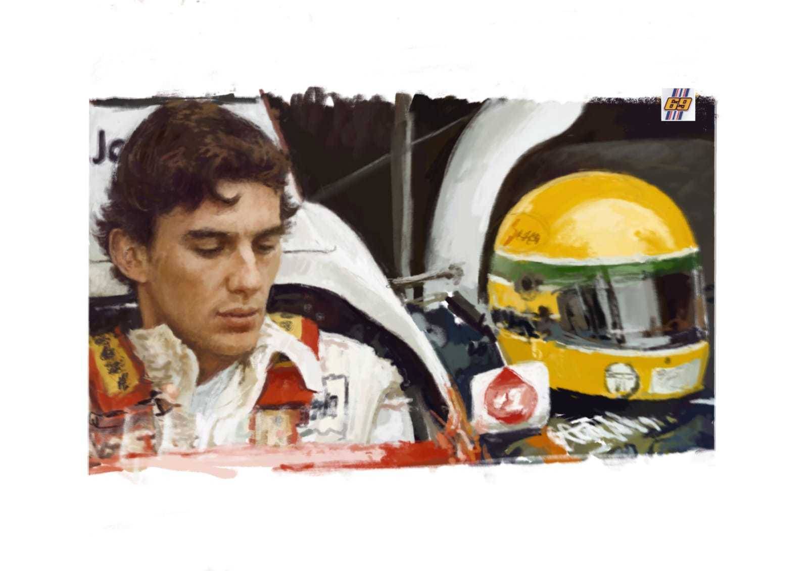 Hommage à Ayrton Senna. P Fort