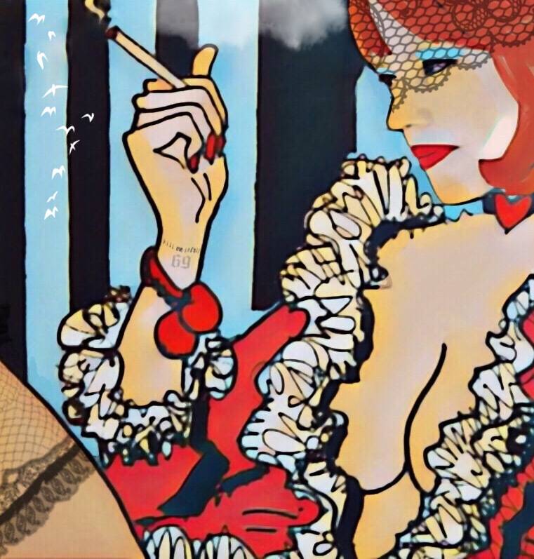 Hommage a Corto maltese 2. Sandra Cremonese Xenart