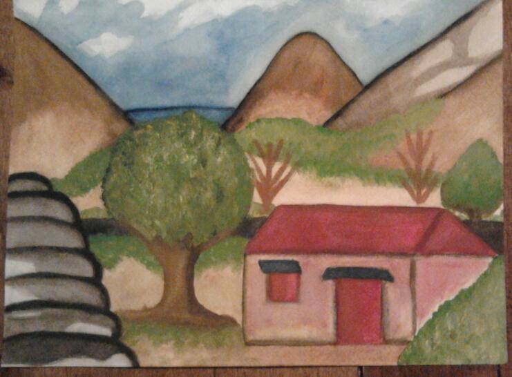 Paysage d'un rêve. Evelyne Patricia Lokrou