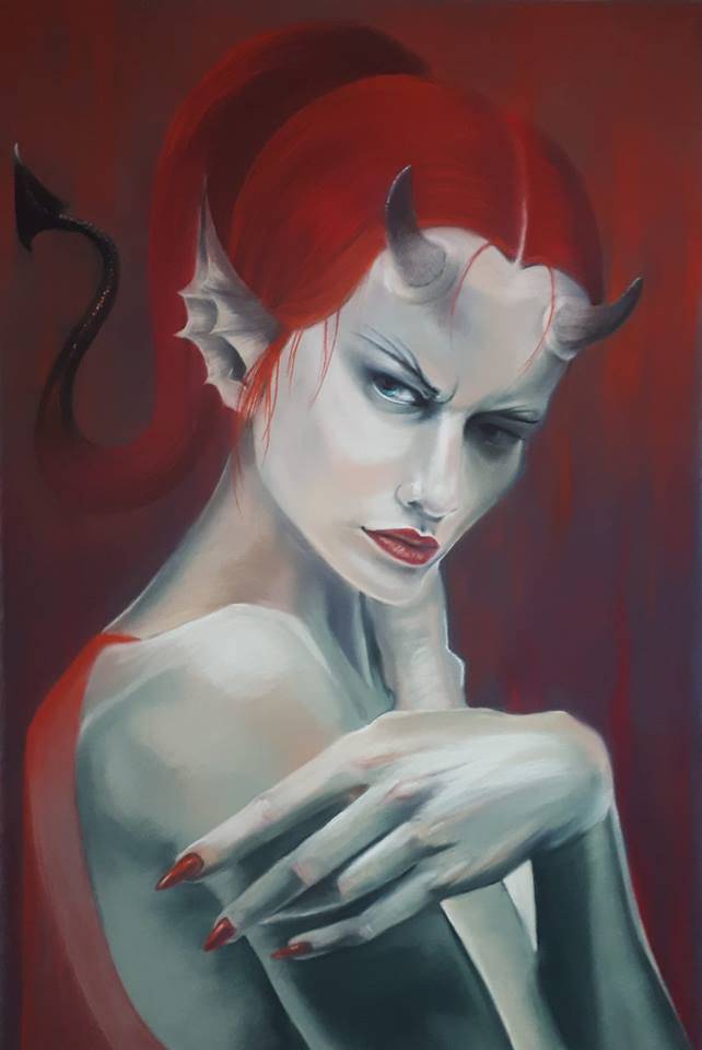 Portrait fantastique : Diablement surprise. Gaëlle Calvet Gaëlle Calvet