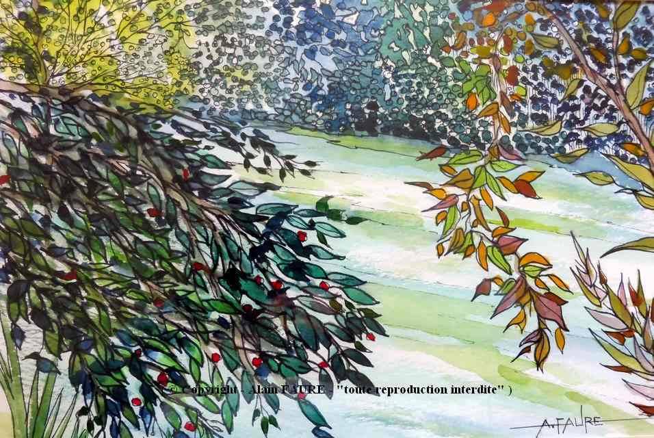 Onde vivace. Alain Faure En Peinture
